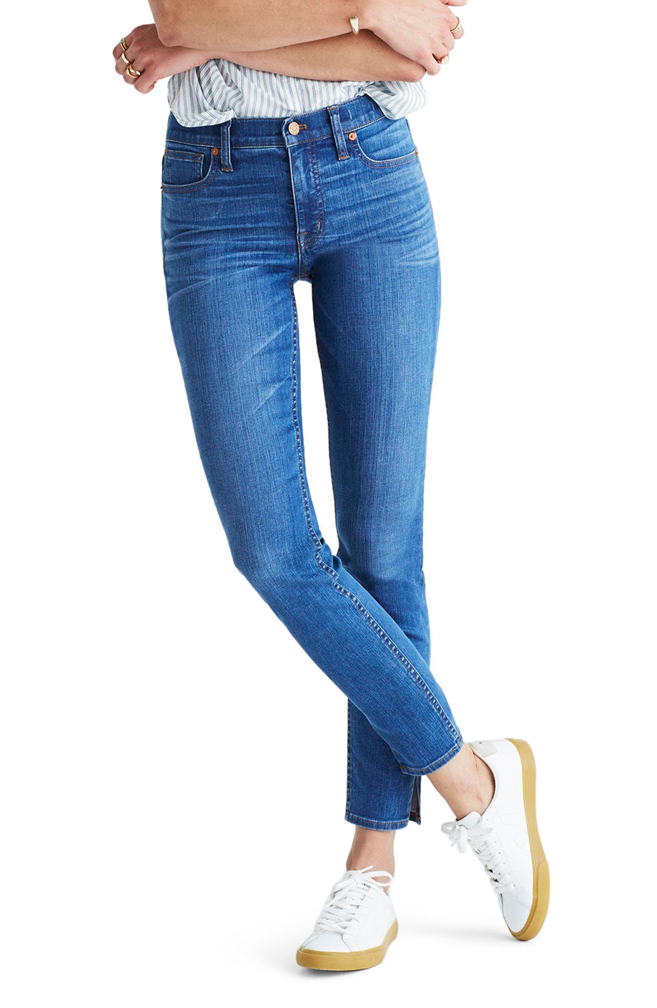 madewell 9 inch high rise skinny jeans