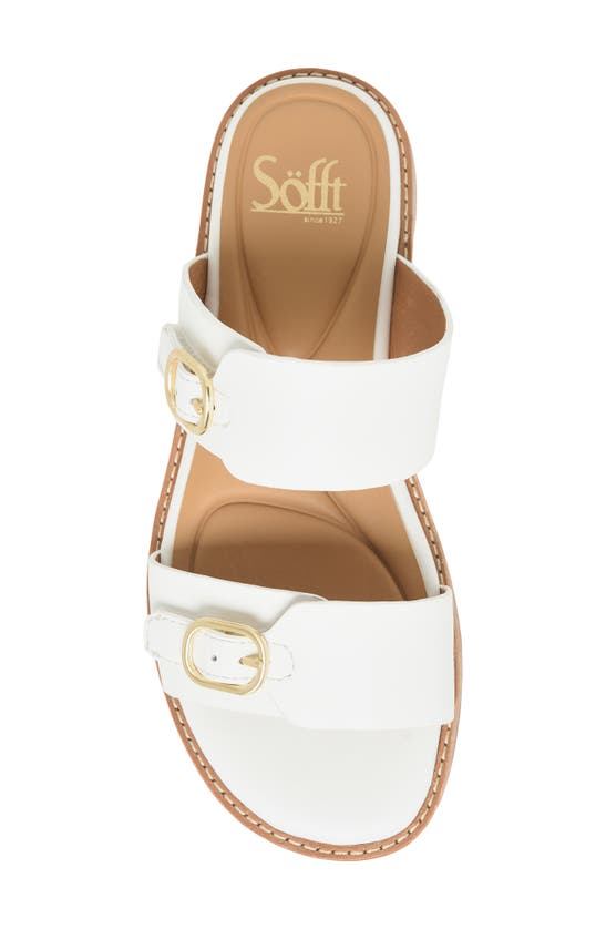 Shop Söfft Noella Slide Sandal In White