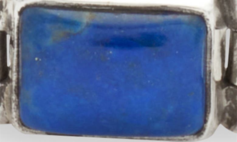 Shop Caputo & Co Artisan Lapis Lazuli Cabochon Sterling Silver Bracelet