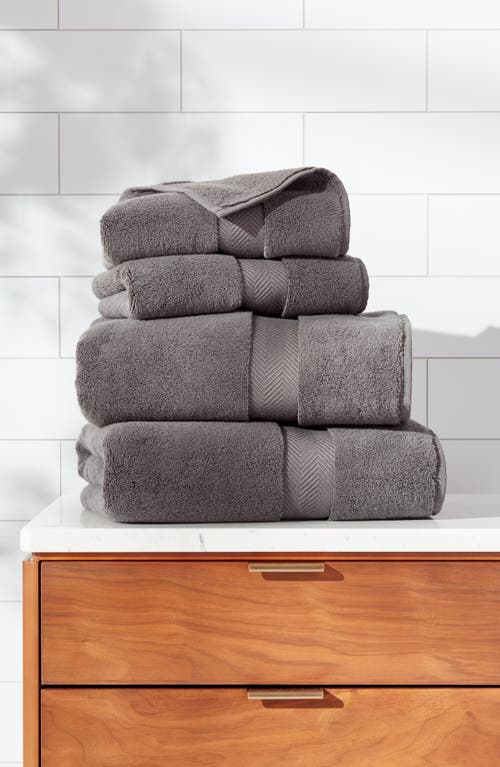 Nordstrom Organic Hydrocotton Bath Towel In Grey Onyx