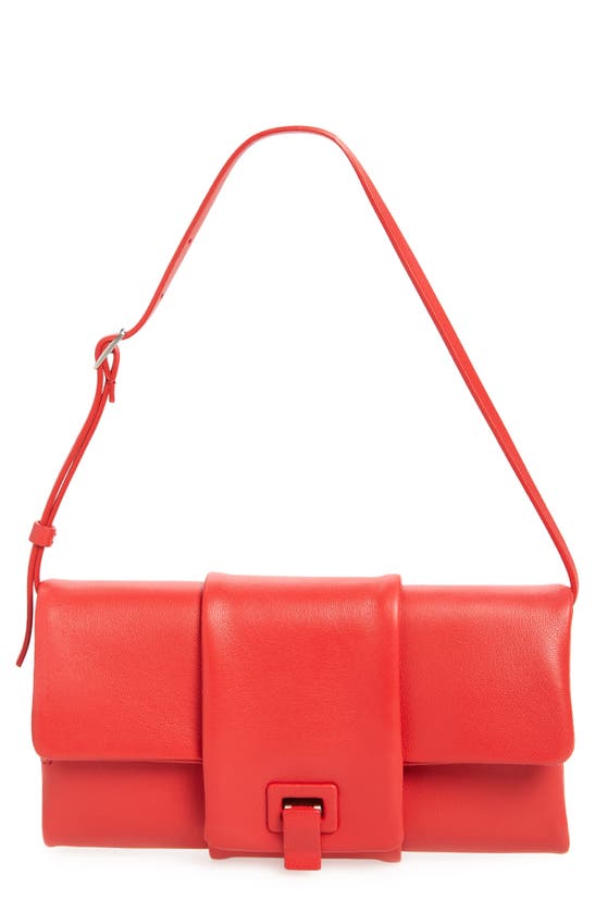 Shop Proenza Schouler Flip Leather Shoulder Bag In Red