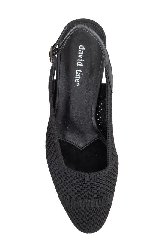 David Tate Glenna Slingback Sandal In Black