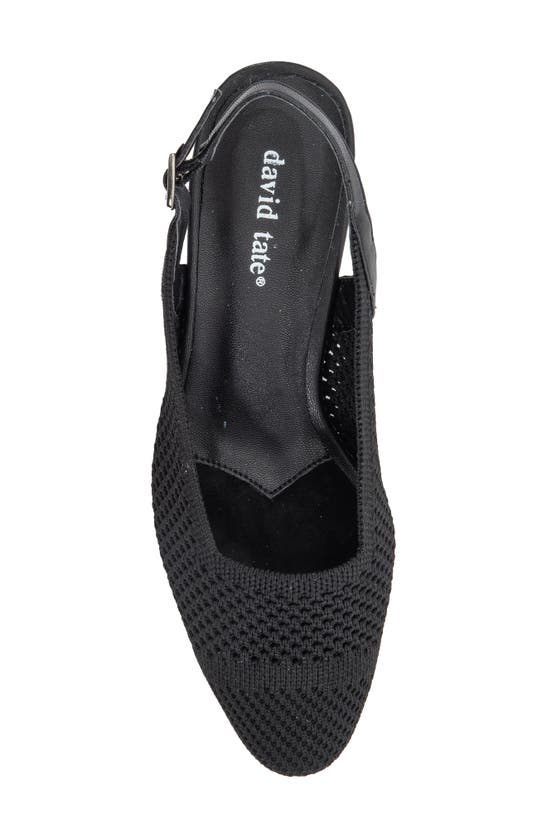 Shop David Tate Glenna Slingback Sandal In Black