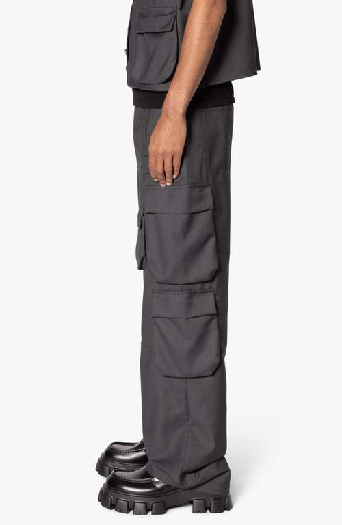MNML MNML BONDED COTTON GABARDINE CARGO PANTS