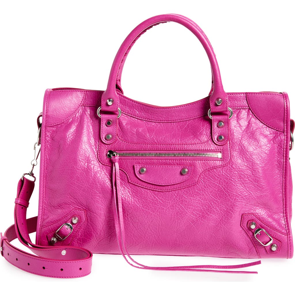 BALENCIAGA BALENCIAGA MEDIUM LE CITY LEATHER HANDBAG