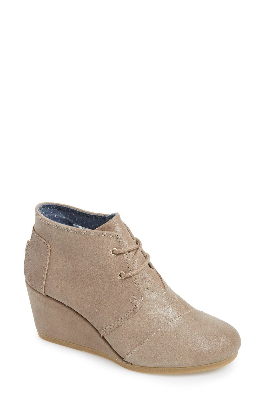 toms melrose wedge bootie