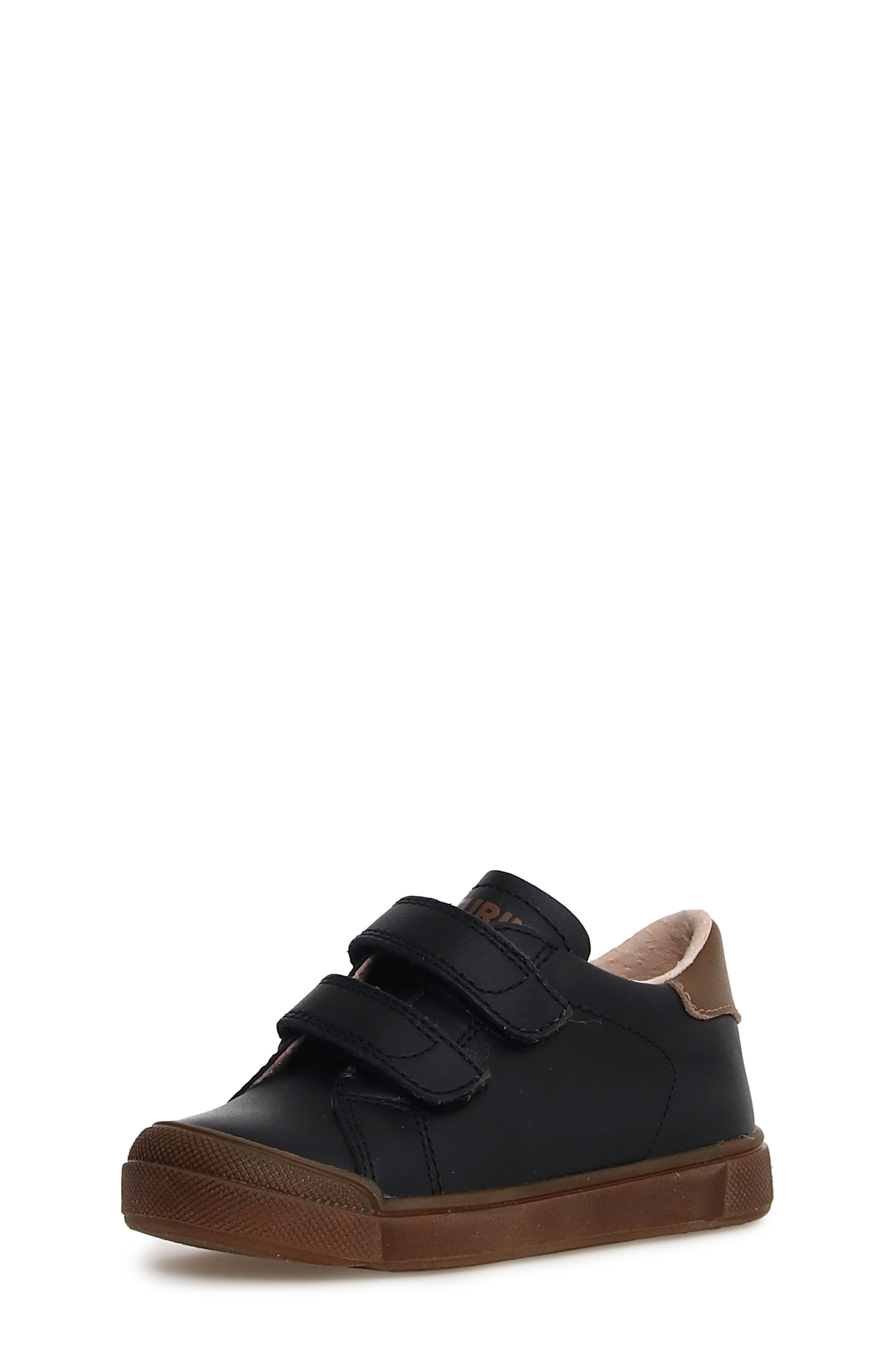 Naturino Kids' Eindhoven Sneaker in Black-Light Brown 