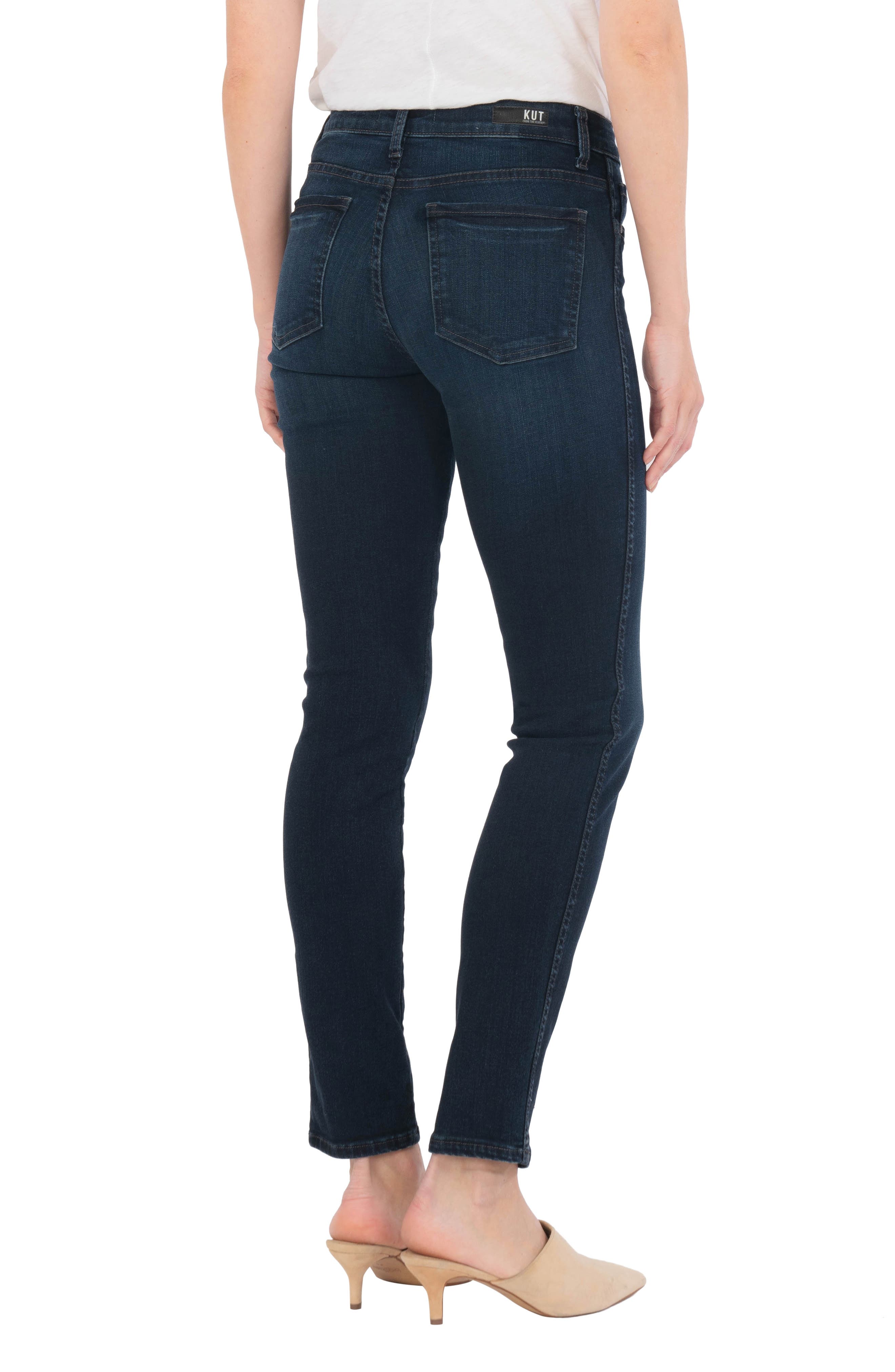 high waisted relaxed skinny jeans