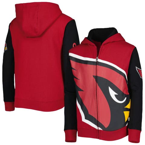 Atlanta Falcons Youth Poster Board Full-Zip Hoodie - Red/Black