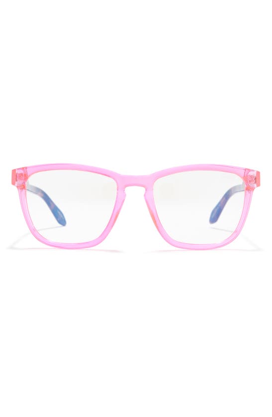Neon Pink Tortoise / Clear