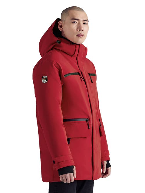 Triple F.a.t. Goose Down Parka In Red