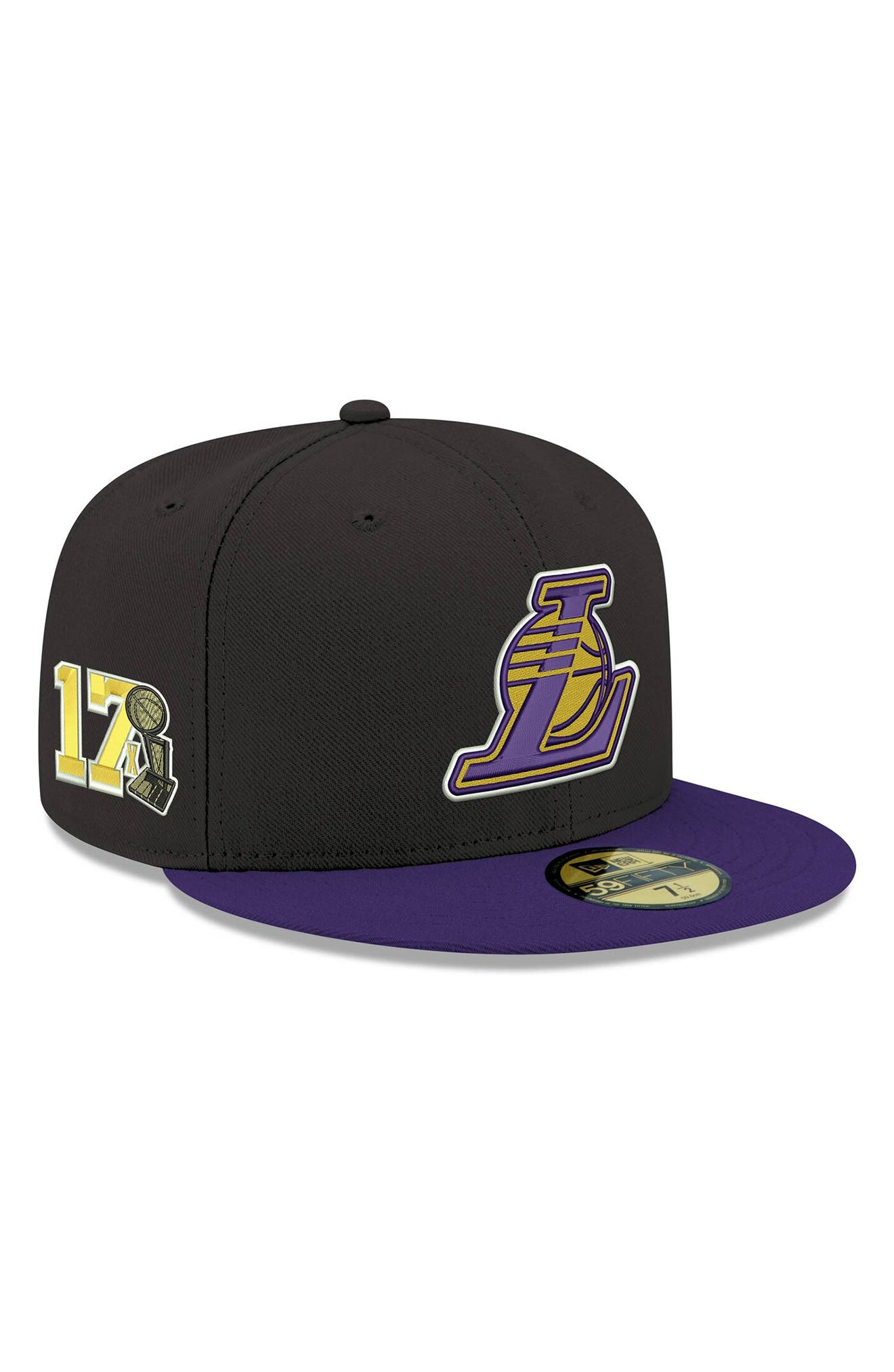 lakers 17 championships hat