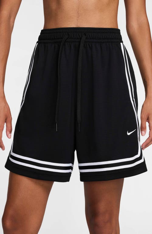 Shop Nike Crossover Dri-fit 7-inch Basketball Shorts In Black/black/white