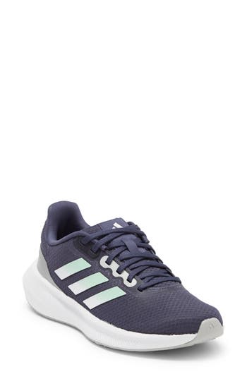 Adidas Originals Adidas Runfalcon 3.0 Running Shoe In Navy/mint/silver Met.