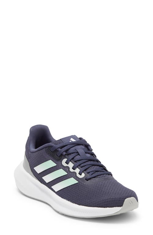 Adidas Originals Adidas Runfalcon 3.0 Running Shoe In Navy/mint/silver Met.