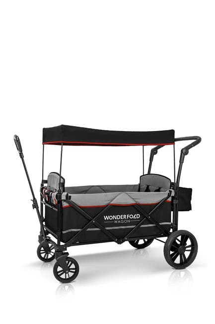 Wonderfold Wagon Push Pull Double Stroller Wagon Black Nordstrom Rack