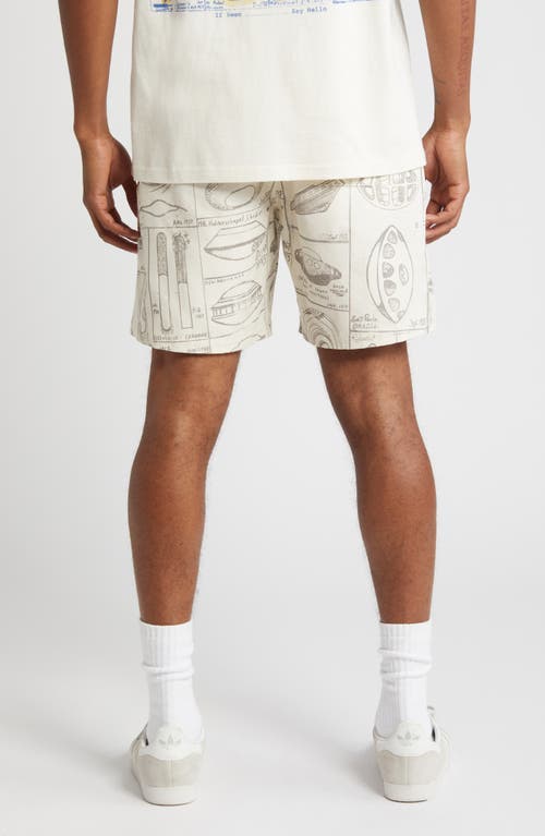 Shop Billionaire Boys Club Earthling Drawstring Shorts In Gardenia