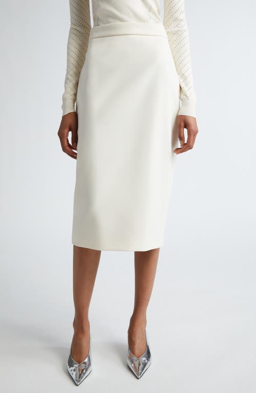 Max Mara Lubiana Midi Pencil Skirt Vanilla at Nordstrom,