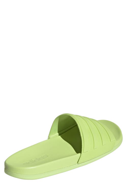 Shop Adidas Originals Adidas Adilette Slide Sandal In Pulse/lime/pulse Lime