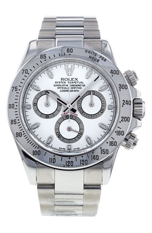 Watchfinder & Co. Rolex Preowned Daytona Oyster Perpetual Chronograph Bracelet Watch