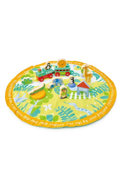 Tender Leaf Toys Safari Park Story Bag Playset in Yellow at Nordstrom