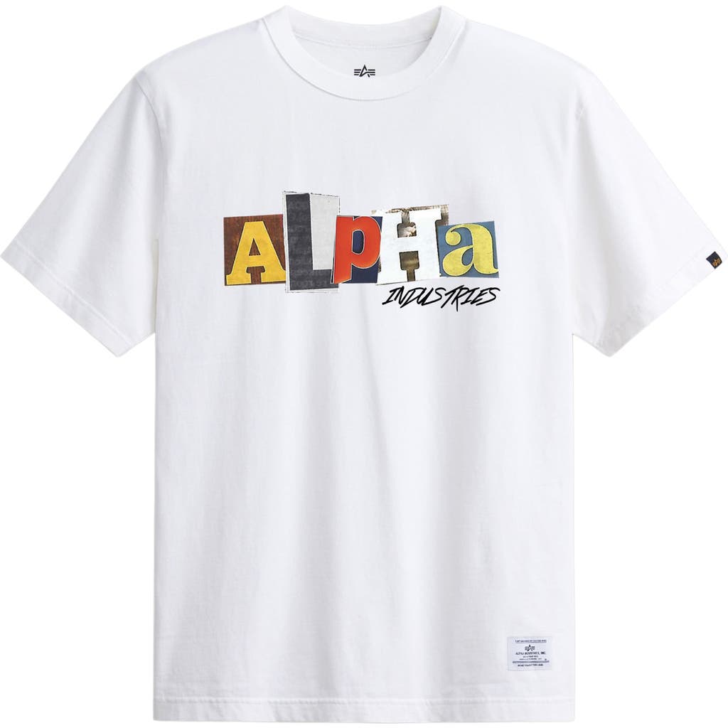 Alpha Industries Ransom Graphic T-shirt In White