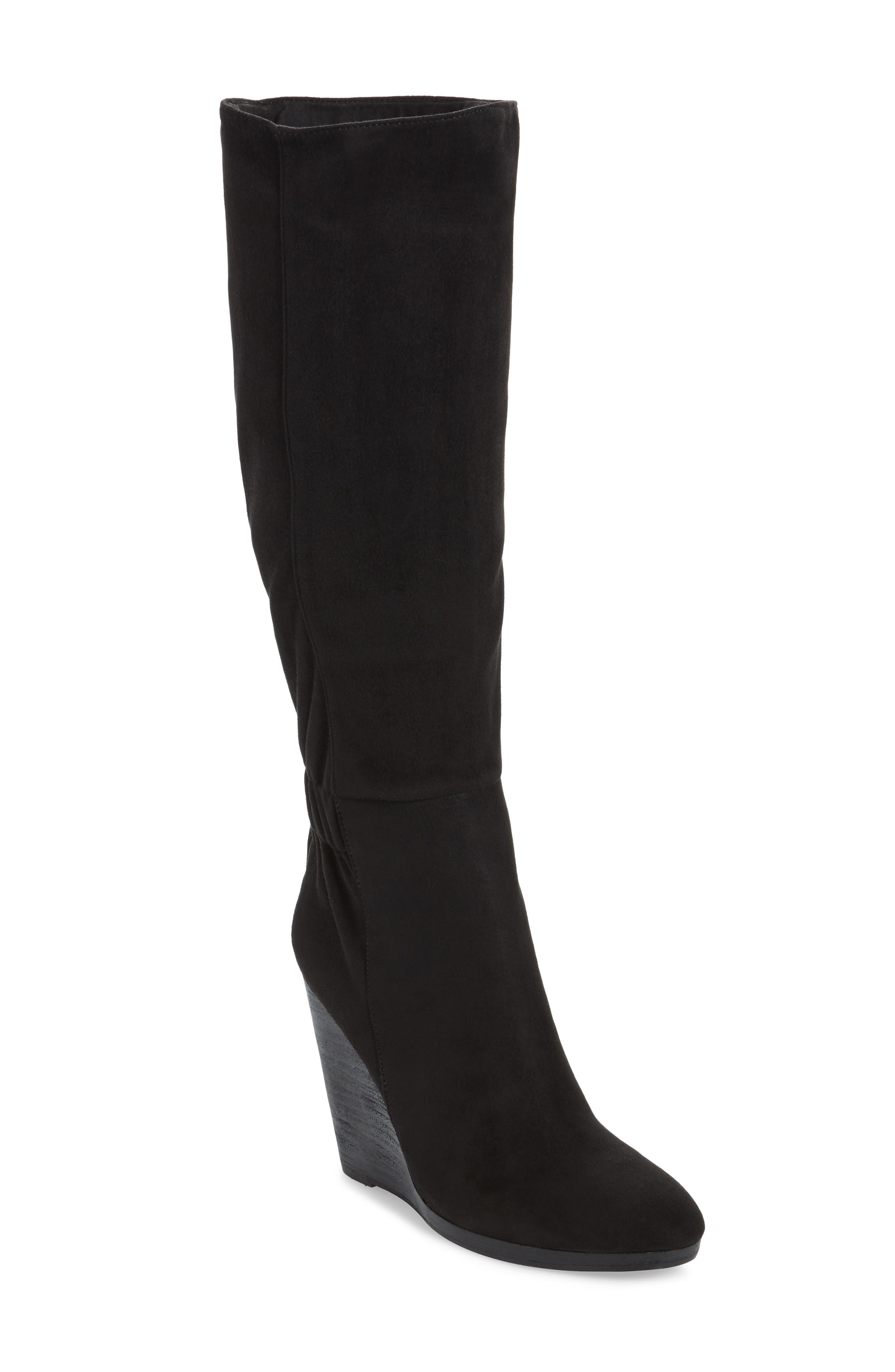 Charles By Charles David Hampton Wedge Boot- Black