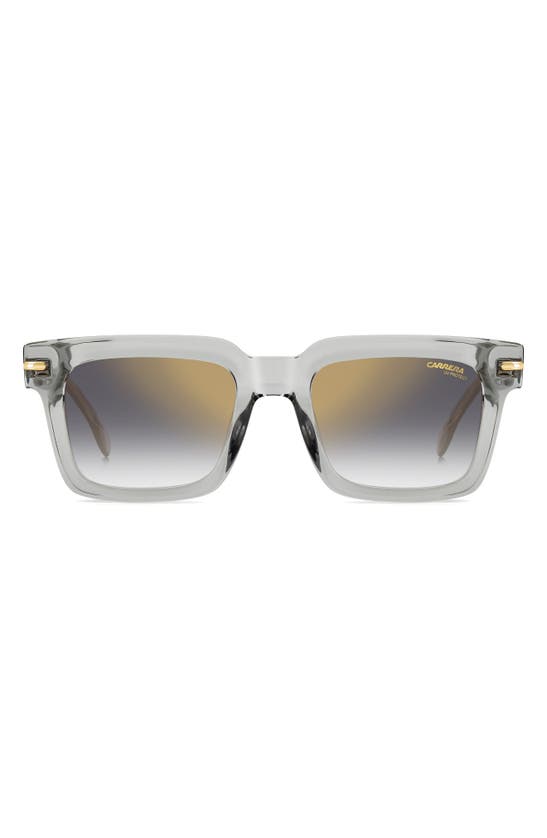 Shop Carrera Eyewear 52mm Rectangular Sunglasses In Grey/ Gray