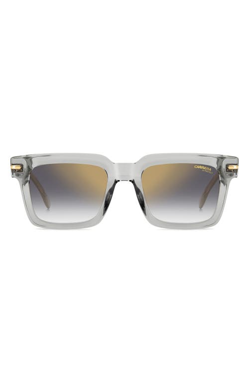 Carrera Eyewear 52mm Rectangular Sunglasses In Gray