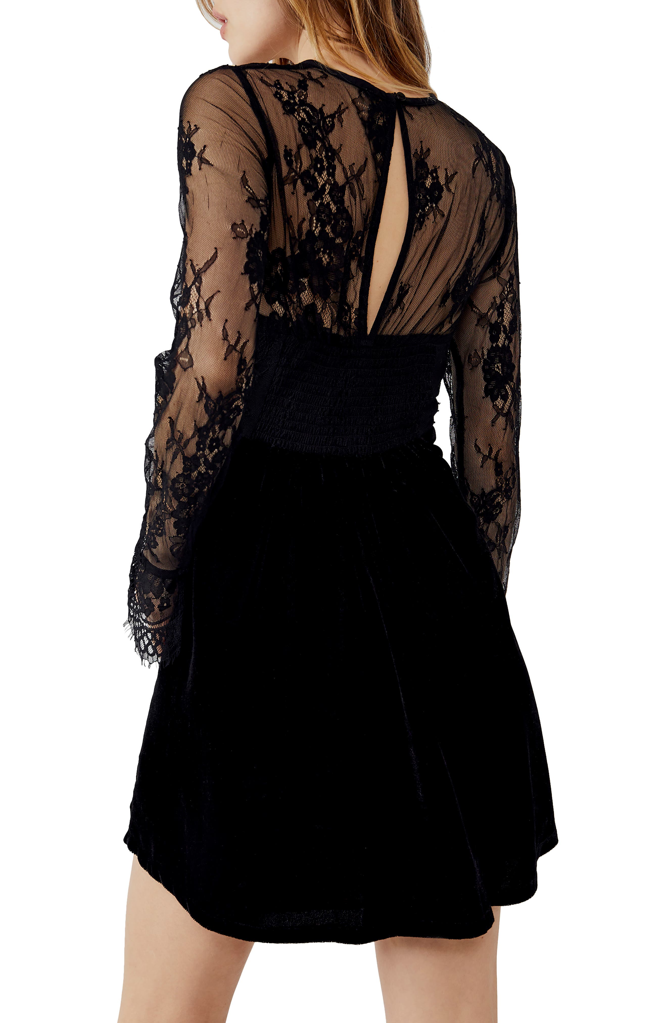 Free People Marlie Long Sleeve Lace 