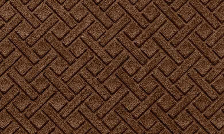 Bungalow Flooring Waterhog Lattice Floor Mat In Dark Brown