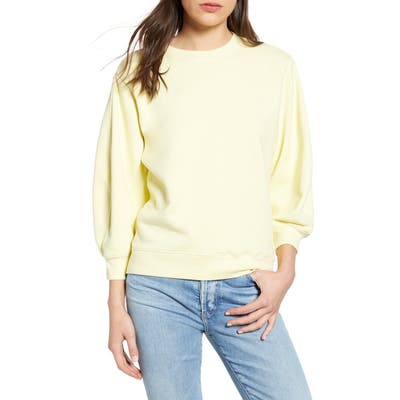 Agolde Thora Sweatshirt, Yellow