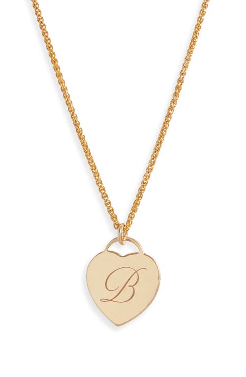 SET & STONES SET & STONES ALICE INITIAL HEART PENDANT NECKLACE