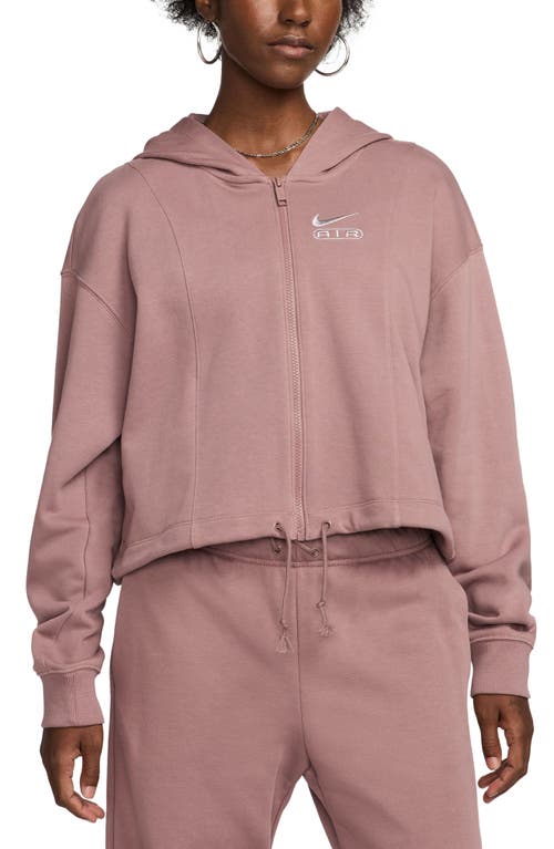 Nike Air Oversize Zip Hoodie In Pink