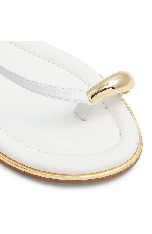 Aldo Jomali Ankle Strap Sandal In White