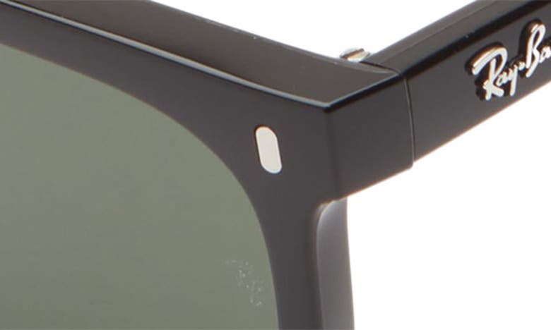 Ray Ban 56mm Rectangular Sunglasses In Black