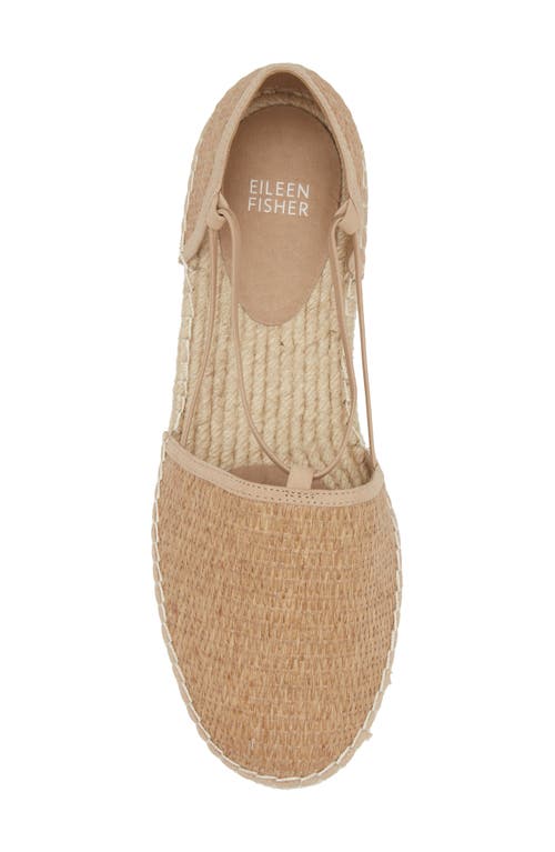 Shop Eileen Fisher Lee Espadrille Flat In Natural/natural