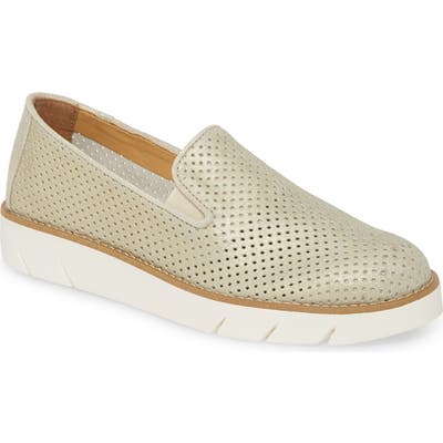 The Flexx Daily Slip-On Sneaker- Metallic