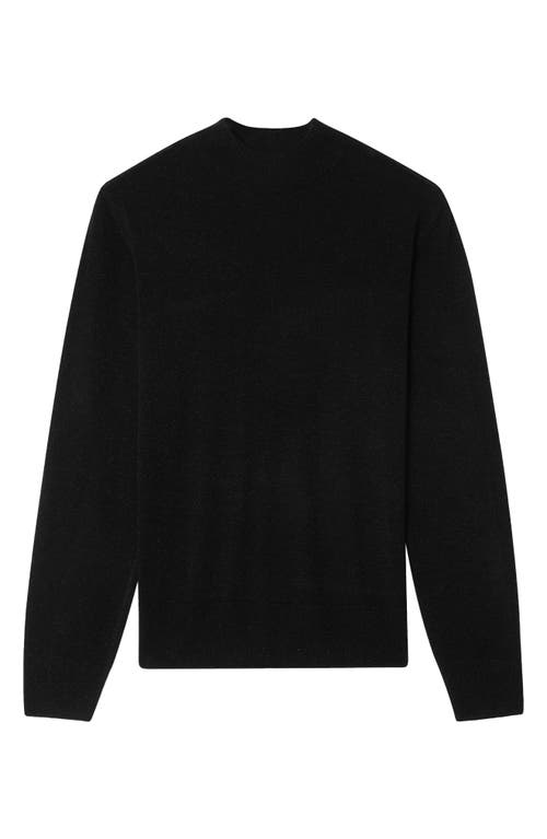 BLK DNM 71 Metallic Sweater in Black Silver Metallic 