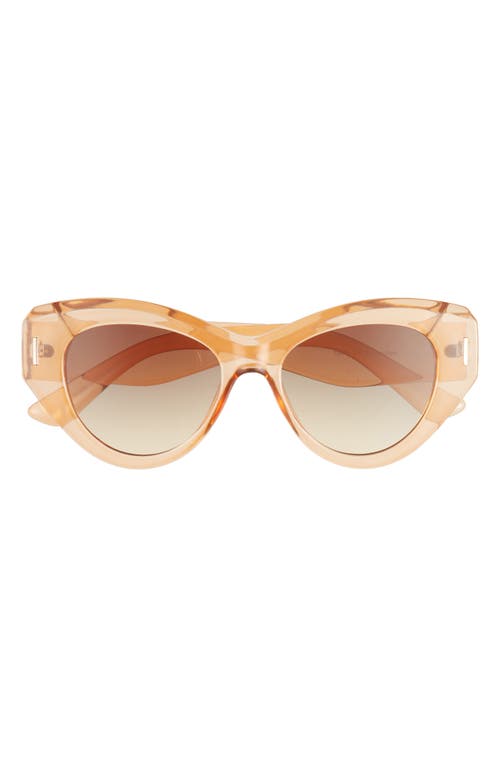 Shop Bp. Oversize Cat Eye Sunglasses In Clear- Orange