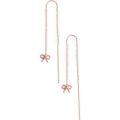 Olivia Burton Vintage Bow Threader Earrings