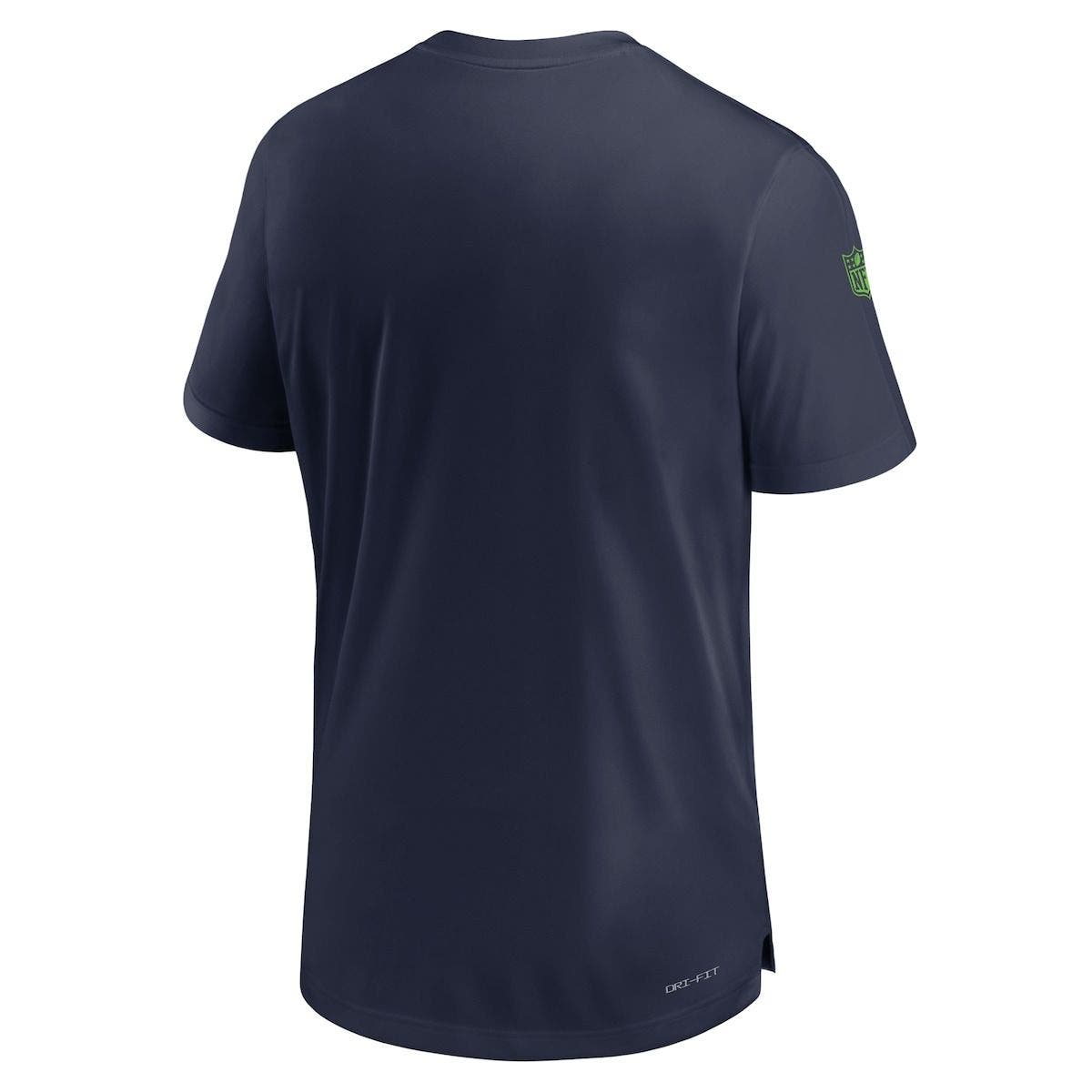 Nike Men's College Navy Seattle Seahawks Logo Essential Legend Performance  T-shirt