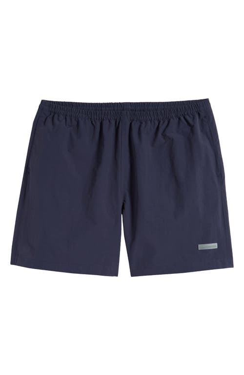 Shop Museum Of Peace And Quiet Museum Of Peace & Quiet Logo Shorts In Navy