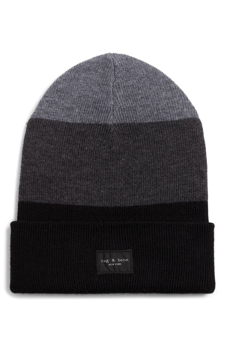 Rag Bone Addison Stripe Beanie Nordstrom