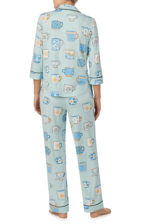 Shop Kate Spade New York Print Pajamas In Blue Multi