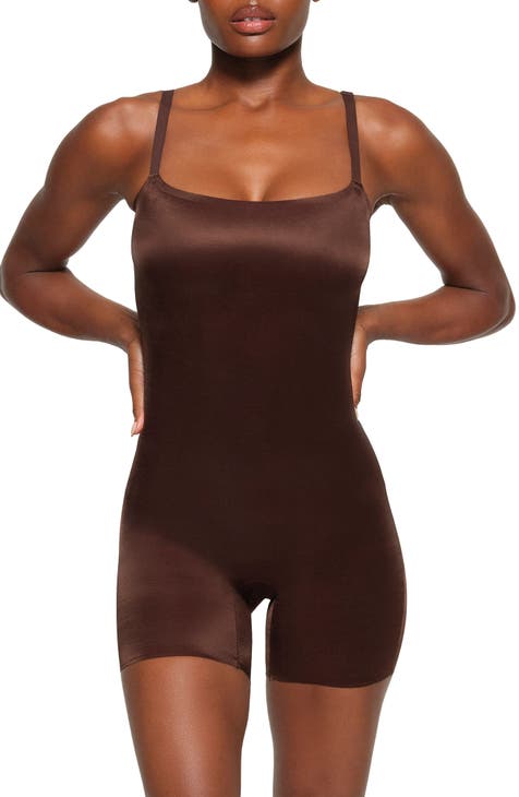  Backless Shapewear Bodysuit Backless Shapewear Underwear  Seamless Thong for Party, Working, Travel (Color : Brown, Size : X-Large) :  Clothing, Shoes & Jewelry
