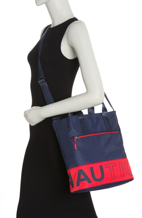 Nautica Halcyon Days Nylon Tote Bag In Indigo | ModeSens