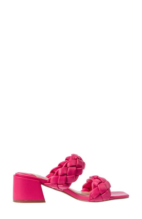 Shop Ninety Union Twist Slide Sandal In Fuchsia