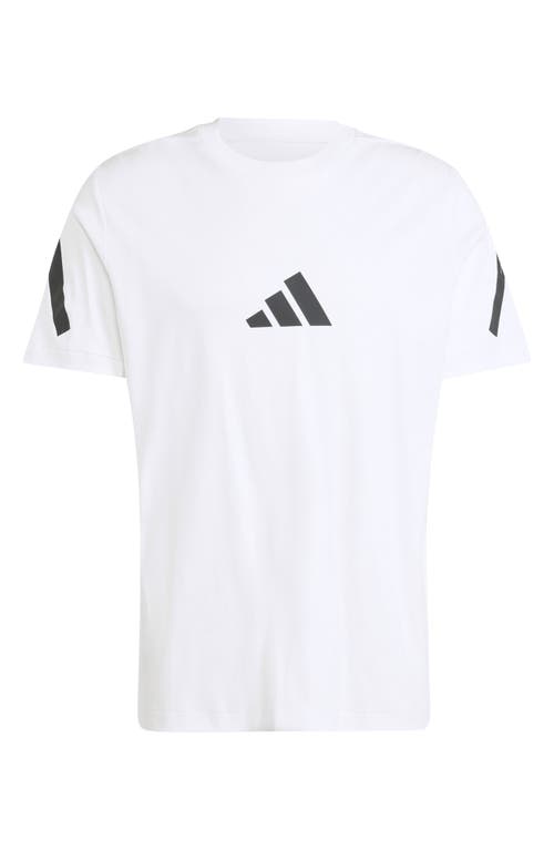 Shop Adidas Sportswear Z.n.e. Performance Graphic T-shirt In White