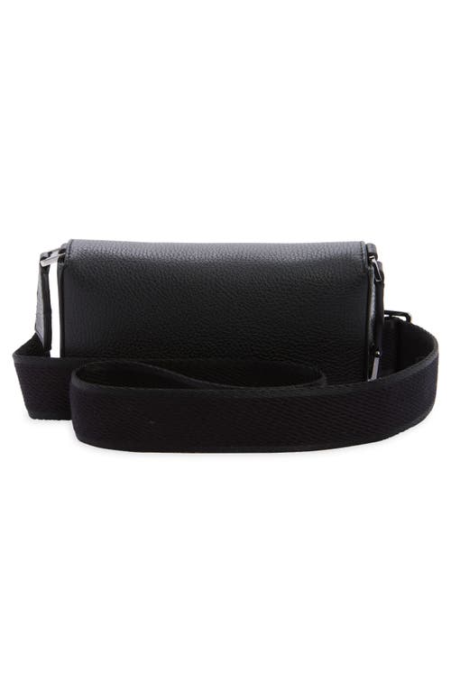 Shop Dolce & Gabbana Dolce&gabbana Mini Deerskin Leather Shoulder Bag In Nero